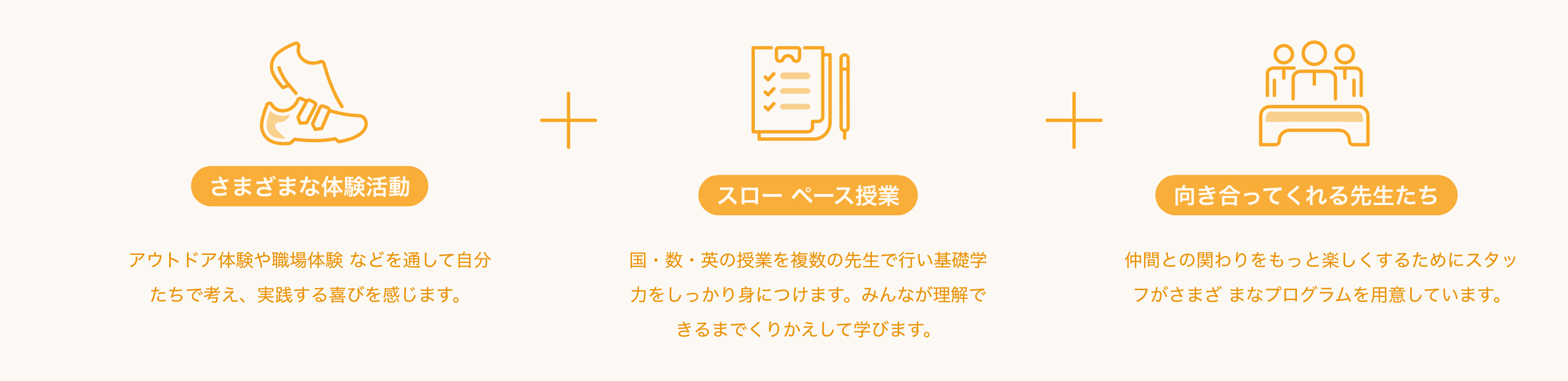 学びなおしの授業と、社会性が身につく活動