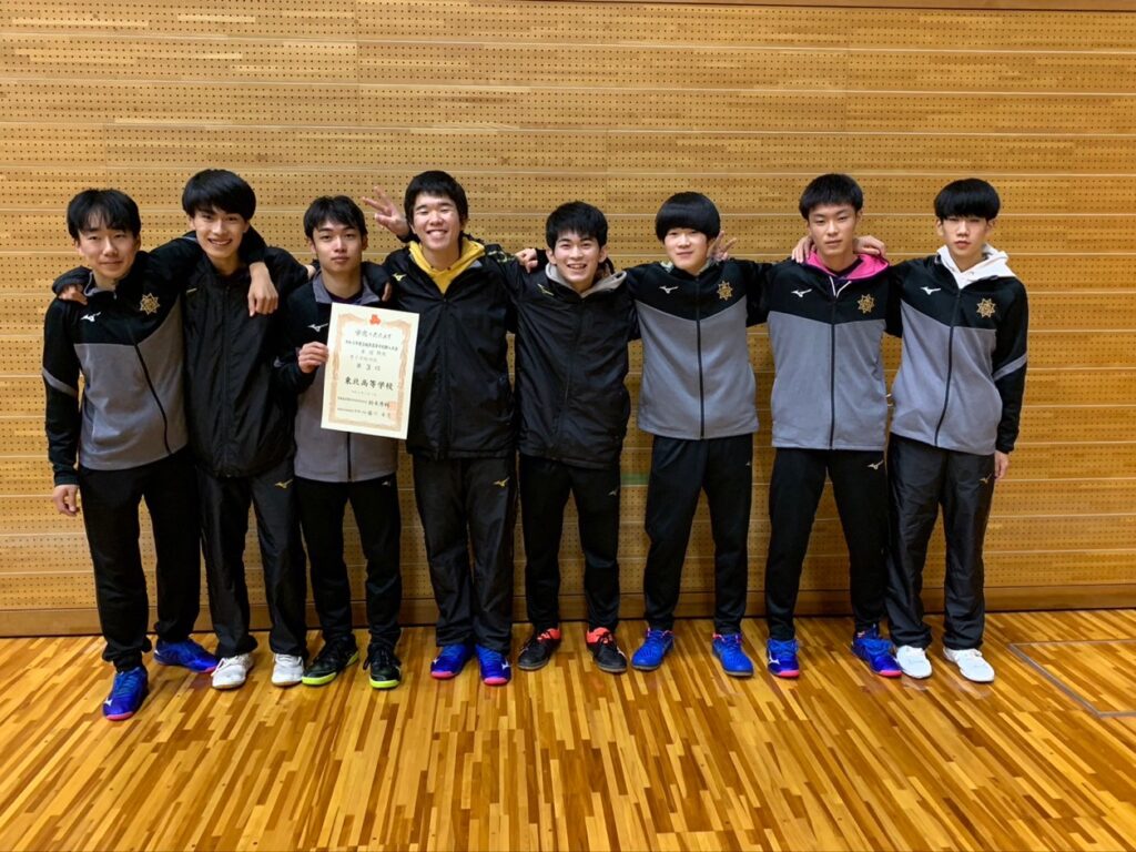 卓球部男子団体戦 「東北選抜大会」の出場権獲得！ 南光学園 東北高等学校