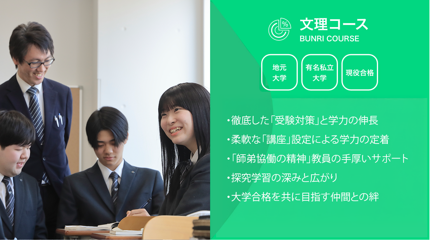 文理コースの紹介